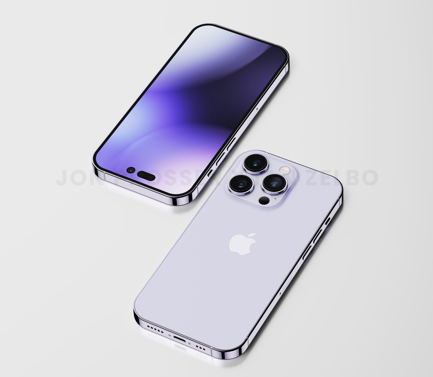 苹果 iPhone 14 Pro 渲染图