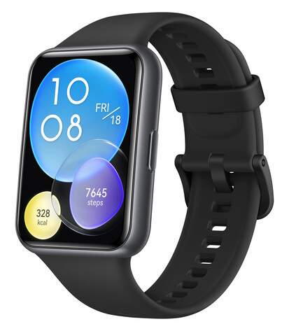 华为 Watch Fit 2 黑色硅胶（图片：华为）