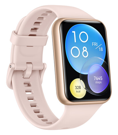 华为 Watch Fit 2 粉色硅胶（图片：华为）