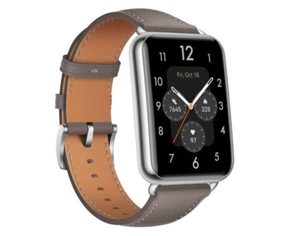 华为 Watch Fit 2 灰色皮革（图片：华为）