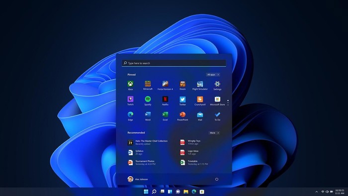 Win11 不再有磁贴了，界面布局似乎不再以移动平台为基准