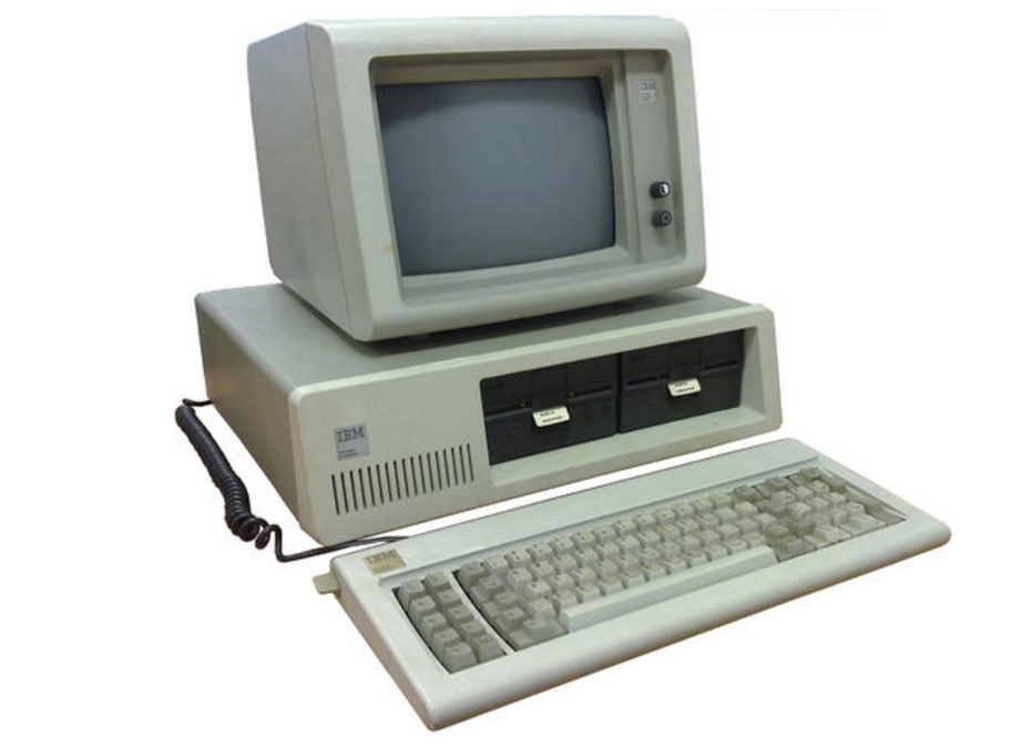 世界上第一台 PC（IBM5150），1981 年