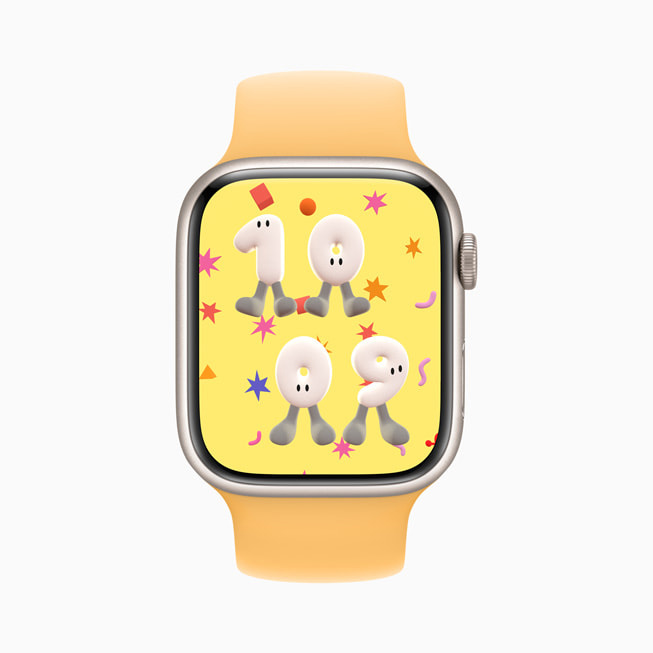 Apple Watch Series 8 显示“欢乐时光”表盘