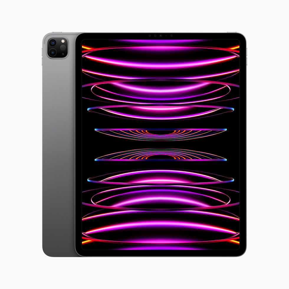 深空灰色 iPad Pro。